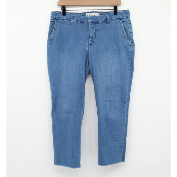 Frank & Eileen Denim - Frank & Eileen 1947 Women's Wicklow Wash Italian Performance Denim Blue Sz 12